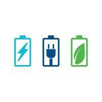 Battery icon and charging, charge indicator Vector logo design level Battery Energy Power running low up status batteries set logo Charge level illustration