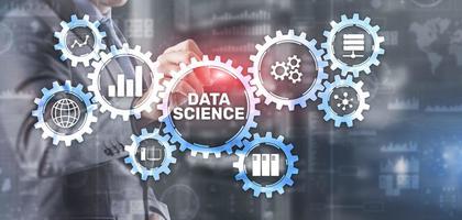 Data science business analytics internet technology concept photo