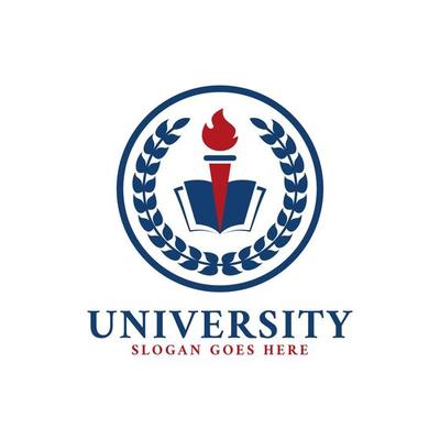 Education Logo Emblem for University, College, Academy, Course, Educational Institutions, Organizations