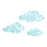 Illustration of Clouds vector