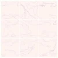 Seamless set of abstract trendy templates for social media post vector