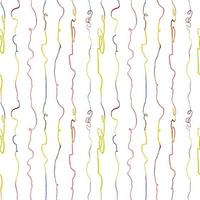 Seamless pattern with hand drawn abstract vertical lines, doodles vector