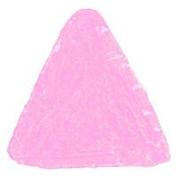 forma de triángulo con textura de garabato de crayón vector