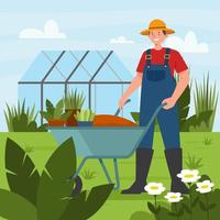 Character of Gardener vector