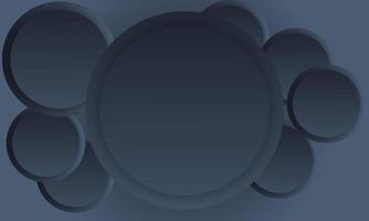 Circle Pile Up Vector Shape. Abstract Circle Free Vector