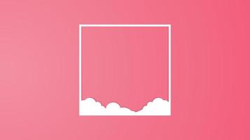 Soft pink color background, Vector symbols of love for Happy Womens, Mothers, Valentines Day, birthday greeting card design with copy space