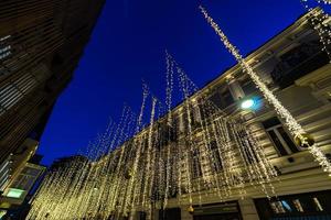 Christmas and New Year illumination in Tbilisi, Georgia photo