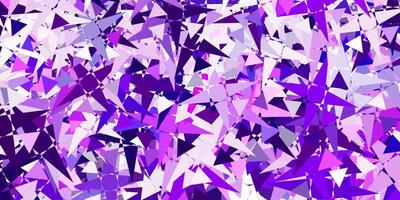 Light Purple, Pink vector pattern with polygonal shapes.