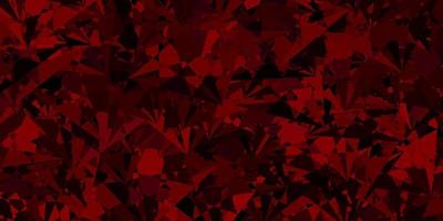 Dark Purple, Pink vector texture with random triangles.
