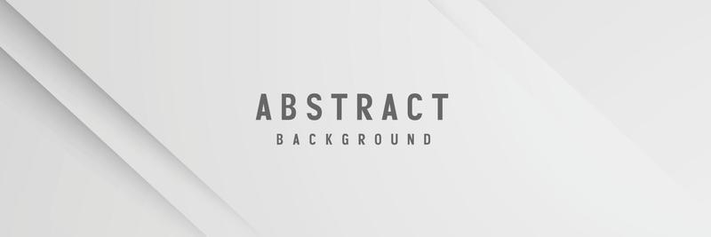 banner Abstract geometric white and gray color background vector illustration.