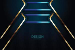 Tablero de fondo de vector abstracto de banner dorado para diseño de texto y mensaje moderno. ilustración vectorial