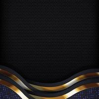 gold banner Abstract vector background board for text and message design modern. vector illustration