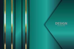 Tablero de fondo de vector abstracto de banner dorado para diseño de texto y mensaje moderno. ilustración vectorial