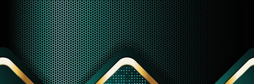 Tablero de fondo de vector abstracto de banner dorado para diseño de texto y mensaje moderno. ilustración vectorial