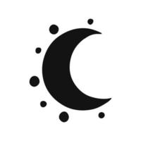 símbolos esotéricos luna. alquimia elementos mágicos místicos para impresiones, carteles, ilustraciones y patrones. vector