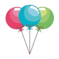 balloons helium floating vector