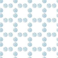 invierno azul abstracto geométrico de patrones sin fisuras con puntos. texturas dibujadas a mano de moda. diseño abstracto moderno para papel, tela, decoración de interiores y otros usuarios vector