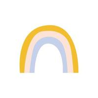 vector pastel rainbow