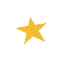 vector yellow star