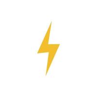 vector yellow lightning