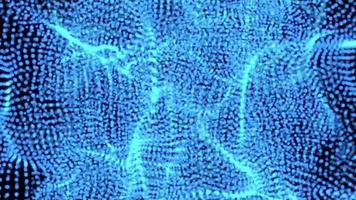 blue fractal background video