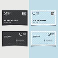 Minimal and Simple business card template vector