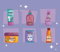 skin care products vector