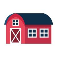 barn stable building vector