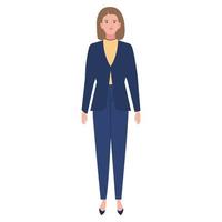 business woman smiling vector