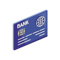 credit card bank vector