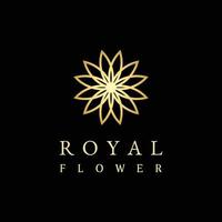 luxury flower vector logo template
