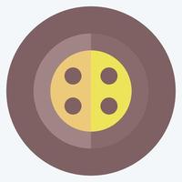 Buttons Icon in trendy flat style isolated on soft blue background vector