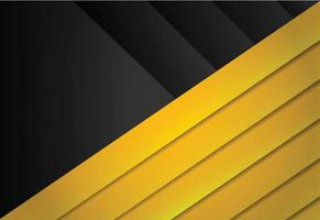 Black and yellow abstrack creative background vector