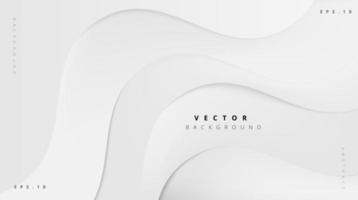 White and grey background. Corporate technology modern design. Pattern style geometric. Abstract modern background used about technology or product presentation backdrop. Vector illustration.