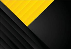 Black and yellow abstrack creative background vector