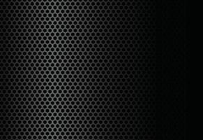 Black metal texture steel background. Perforated sheet metal . vector ilustration