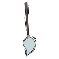 Doodle cleaning mop in hand drawn style. Hand drawn vector illustration.