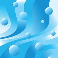 abstract background with circle shape and gradation blue color for wallpaper vector