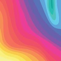 abstract spectrum flat light color wave shape  for print vector