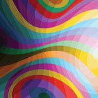 abstract spectrum color wave shape  for print vector