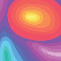 vector abstract background with circle shape and full flat color rainbow spectrum color wave for print