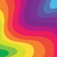 vector abstract background with wave shape and full flat color rainbow spectrum color wave for print