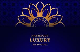 the background of mandala luxury vector