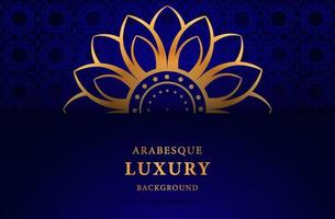 the background of mandala luxury vector