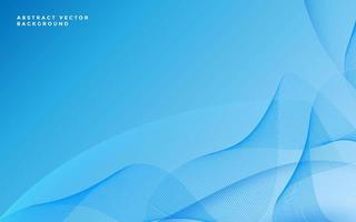 Modern Blue Abstract Vector Background. Wave Background. Vector Illustration