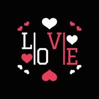 Valentine T Shirt Design vector