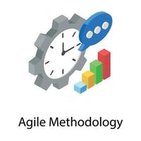 Agile Development Concepts vector