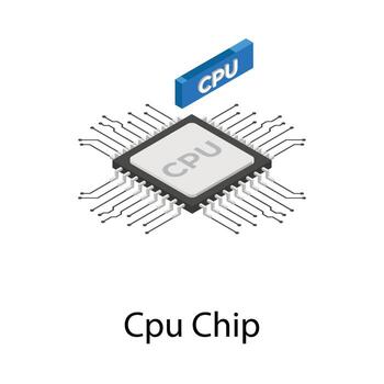 Cpu Chip Concepts vector