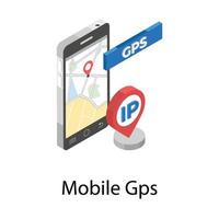 Mobile Gps Concepts vector