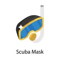 Scuba Mask Concepts vector